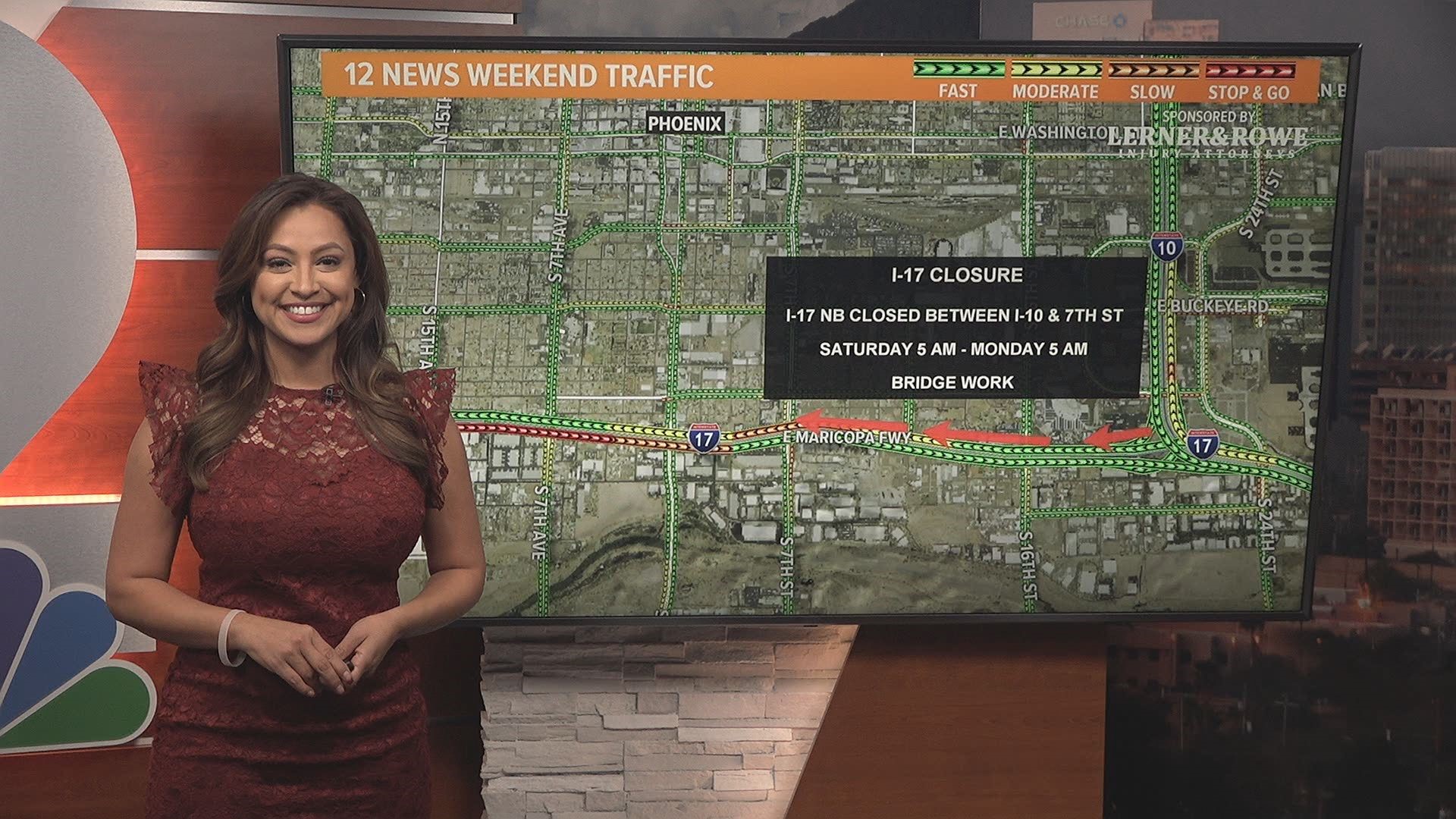 Here are the details for the current closures and detours on Valley roads this weekend. Vanessa Ramirez has the full report.
