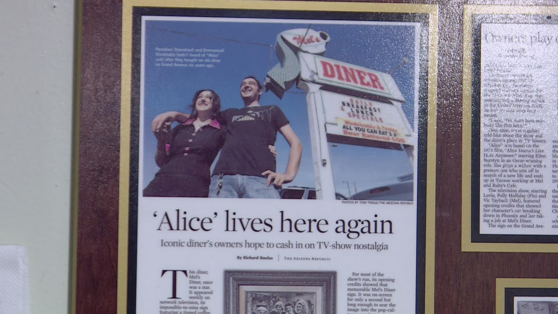 Mel's Diner holds special place in TV history | 12news.com