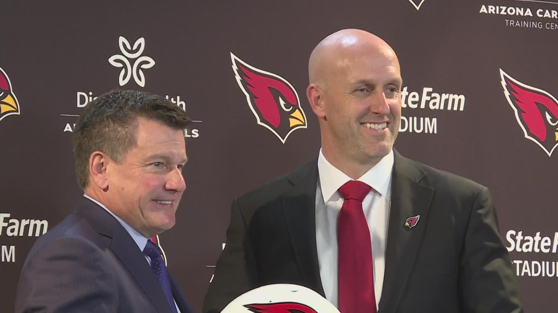 New Arizona Cardinals General Manager Monti Ossenfort was introduced to the media Tuesday during a morning news conference. Here's what he had to say.