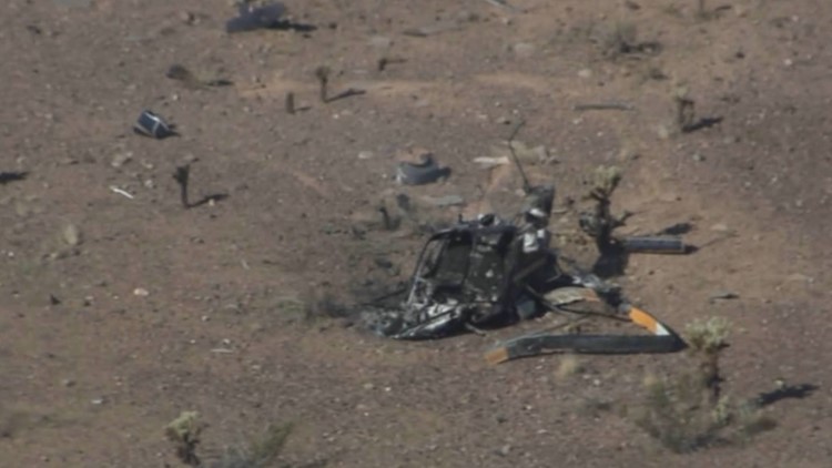 Possible helicopter crash north of Mesa