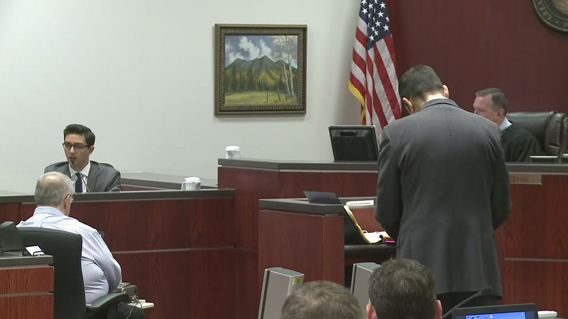 The man accused of pulling the trigger, Steven Jones, completed his testimony.