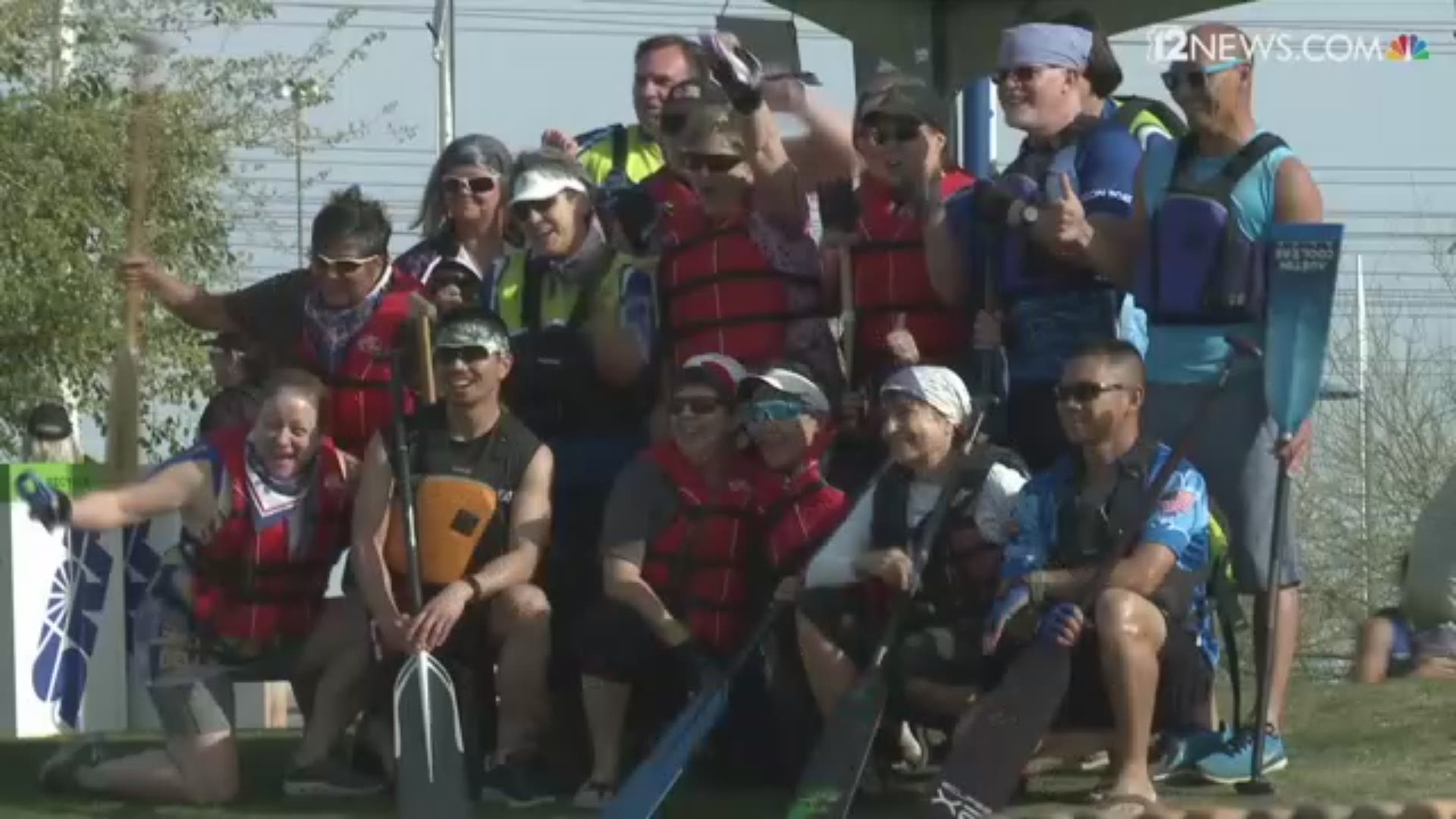 Paddlers from all over traveled to the Valley to take part in the Dragon Boat Festival at Tempe Town Lake over the weekend.