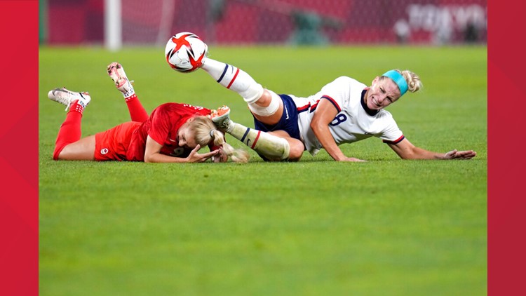Mesa's Julie Ertz and USWNT gold medal hopes dashed after loss to Canada