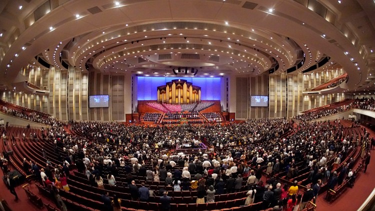 Mormons lower temperature on hot-button issues at conference