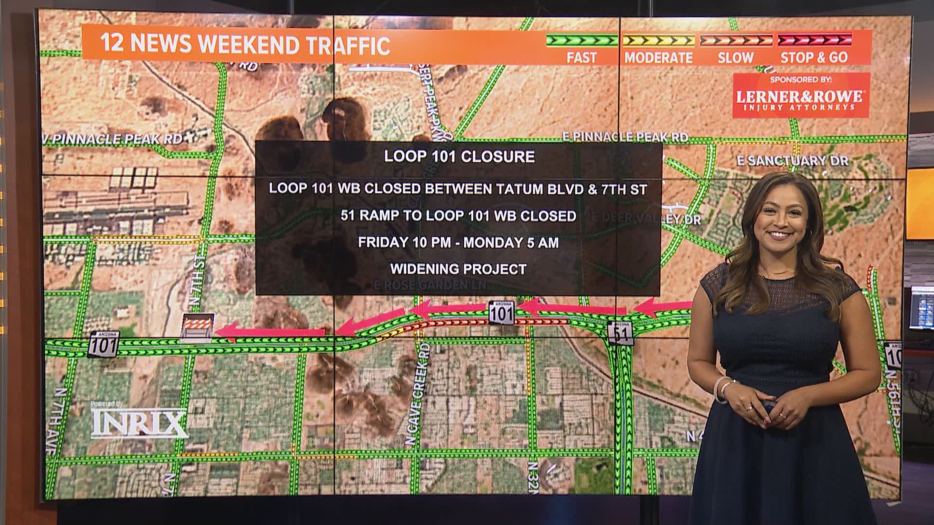 Get the latest information on closures and detours on Valley roads from Team 12's Vanessa Ramirez.