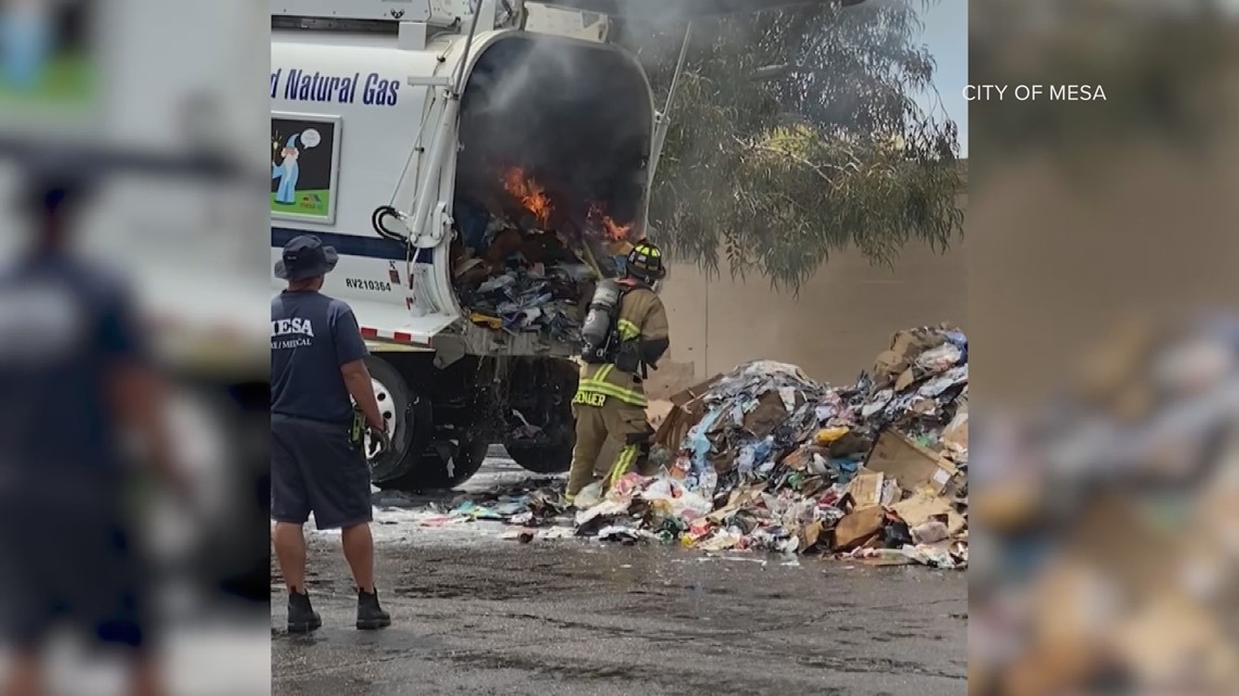Quite a few garbage trucks catching on fire throughout Mesa