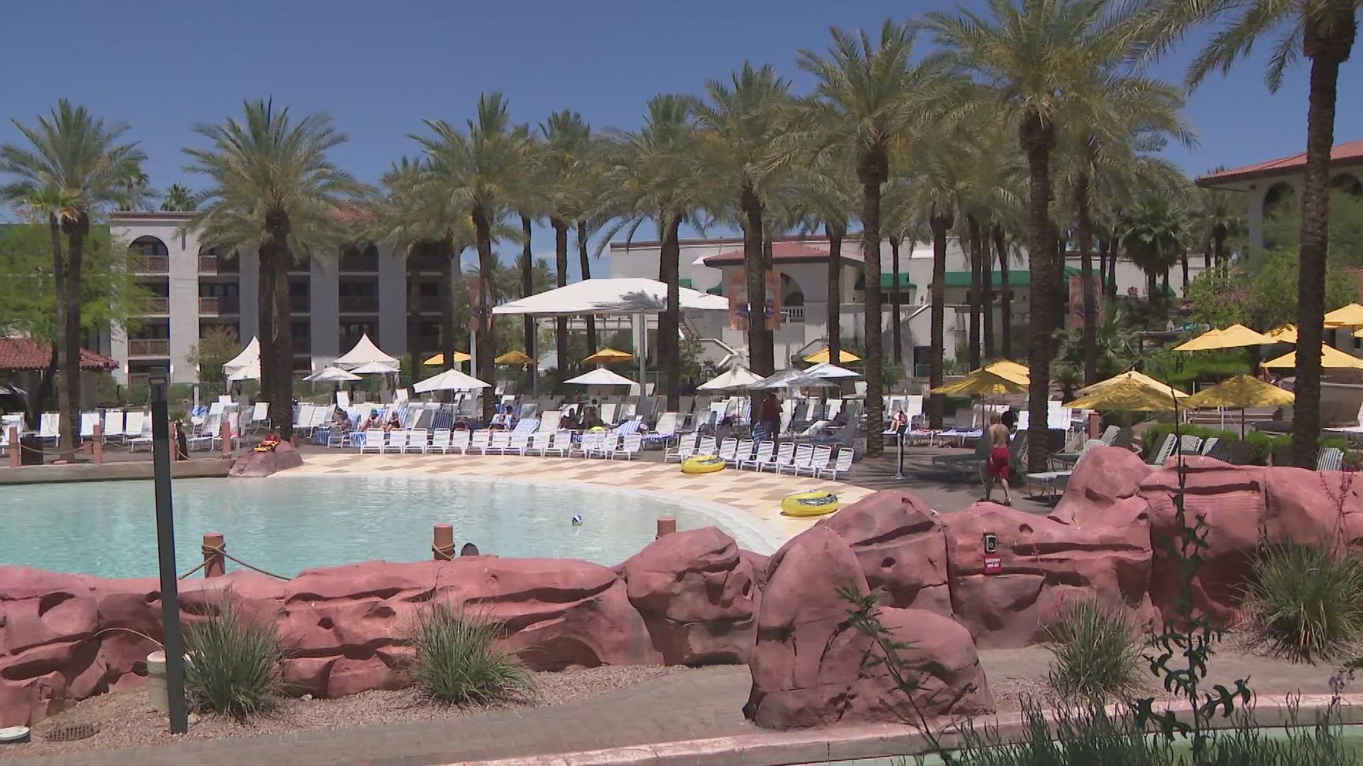 One of their biggest attractions is their 7-acre water park.