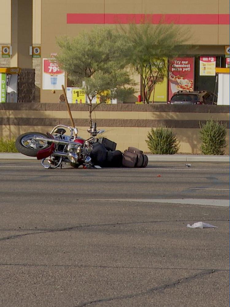 2 people taken to hospital after motorcycle crash in Phoenix | 12news.com