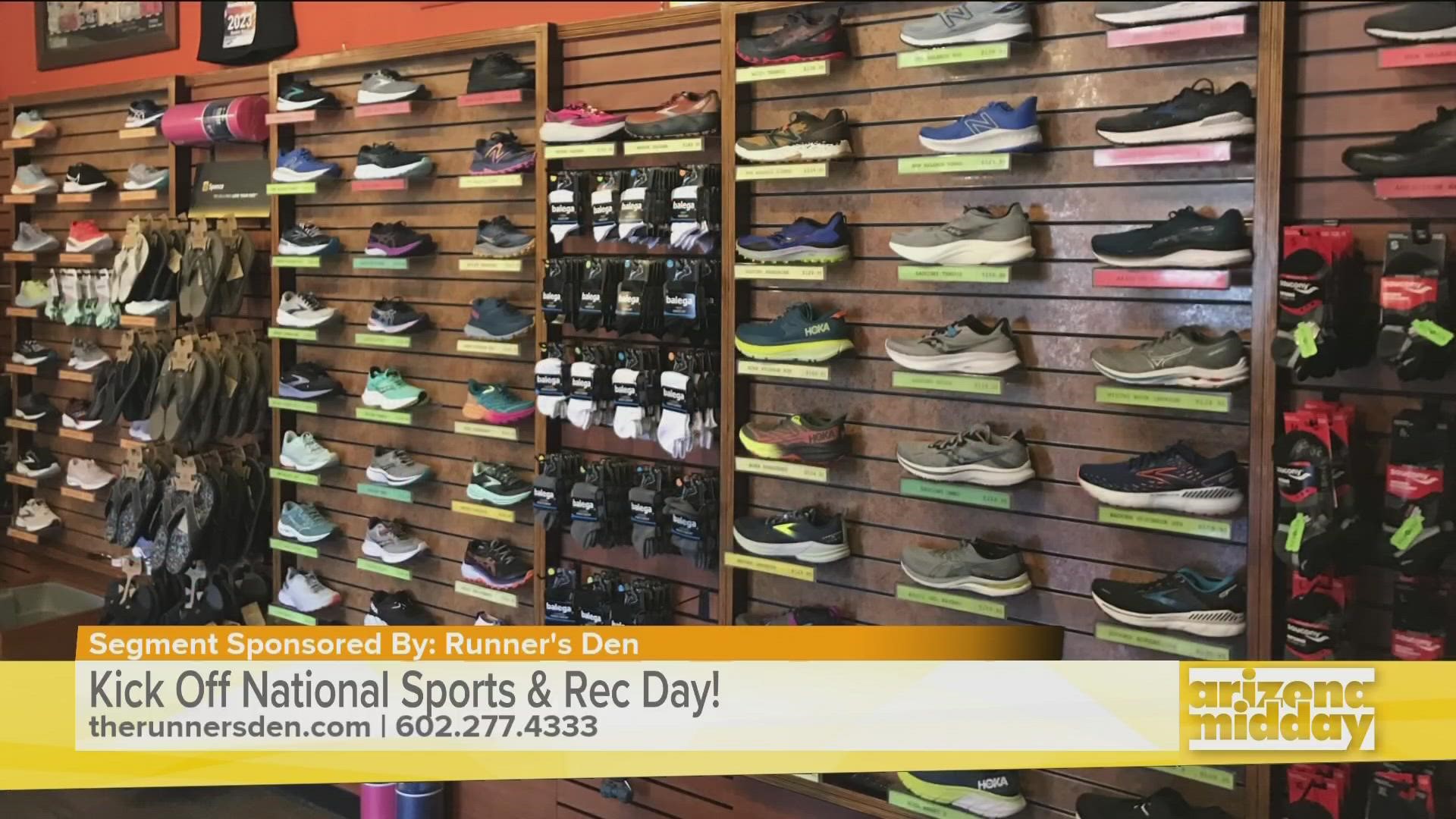 If you're worried about not having the right shoes for the weekly "Easy Breezy Group Run," Runner's Den will help you find the perfect fit for your running style!