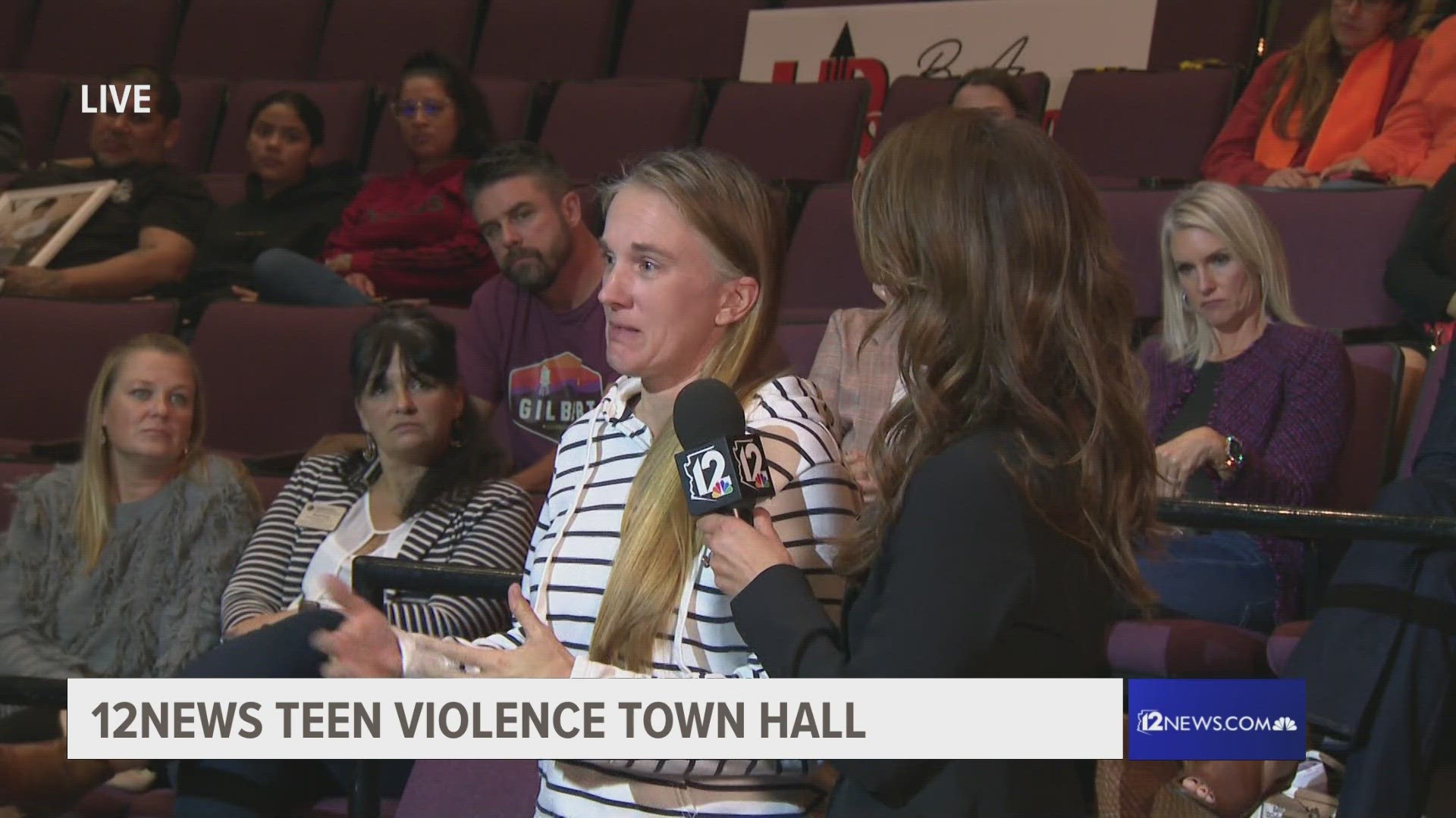 An East Valley mother describes how her daughter was sexually assaulted by teens connected to the outbreak of violence at the 12News Town Hall on Teen Violence