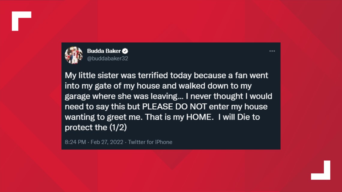 Cardinals' Budda Baker recalls strange fan incident at his home, vows he'd  'die' to protect his family