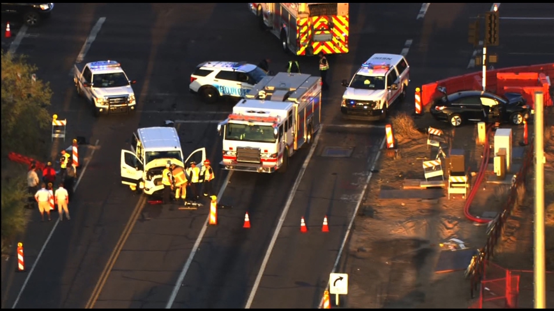 Accident leads to road closures and traffic diversions in Scottsdale