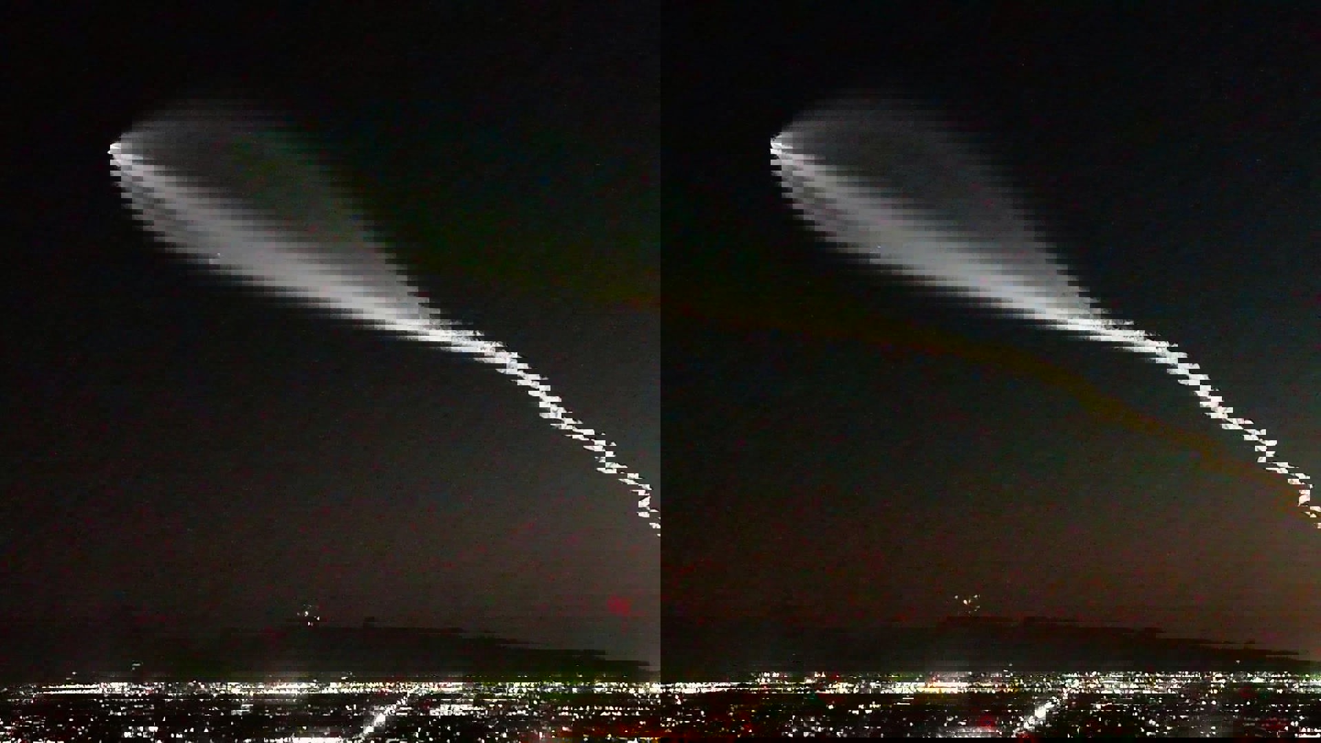 SpaceX launch as seen from Gilbert on June 16, 2025 shot by Curt Eckert.