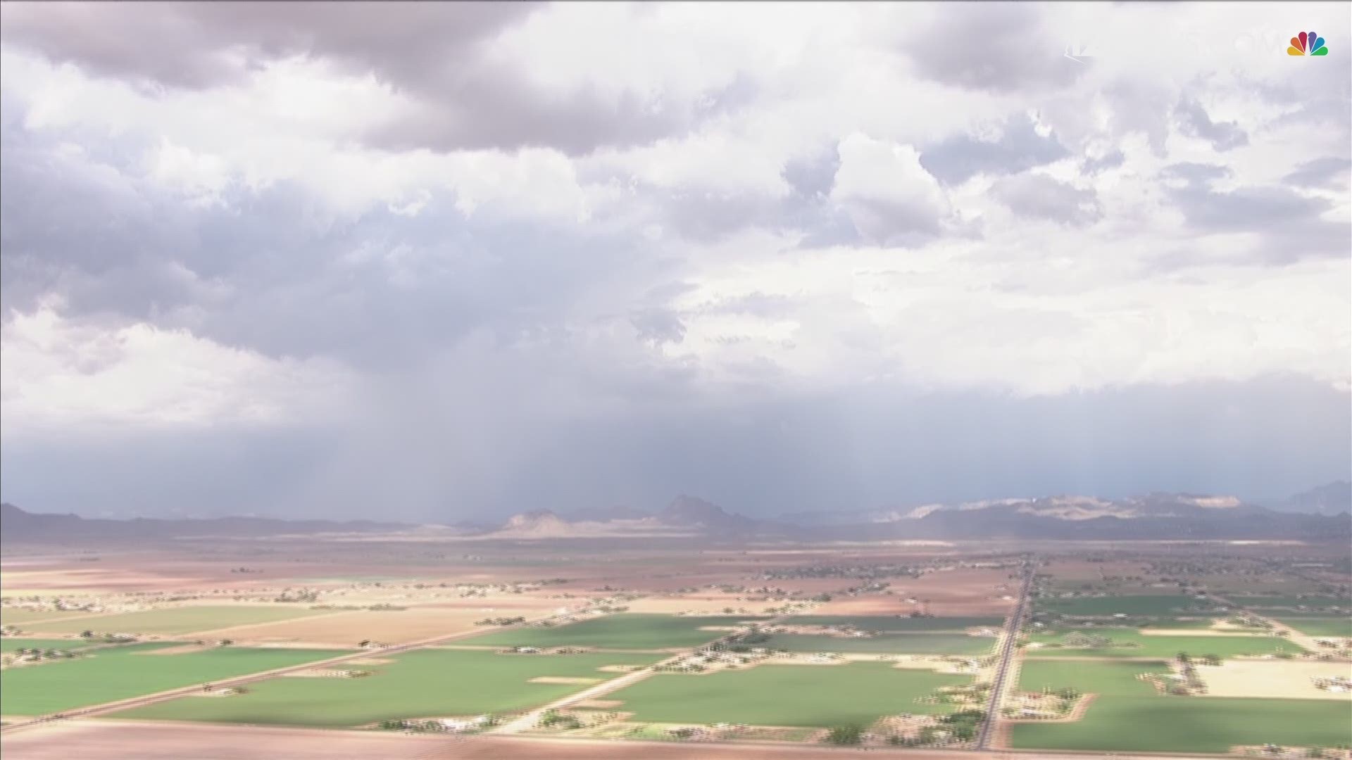 Time lapse video from Sky 12 shows some storm cells moving toward Phoenix.