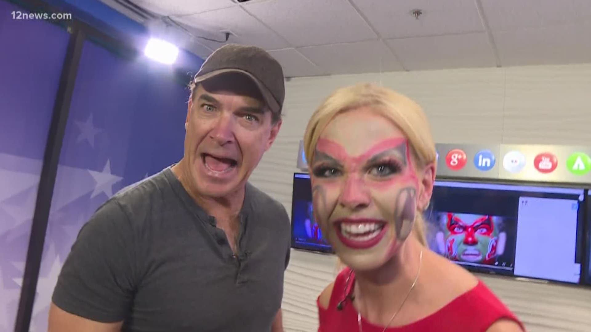 Actor Patrick Warburton may be best known for his role as Puddy in the NBC hit "Seinfeld", but this weekend he is playing a few shows in the Valley at Tempe Improv. Warburton stopped by 12 News and gave our own Krystle Henderson a bit of a makeover.