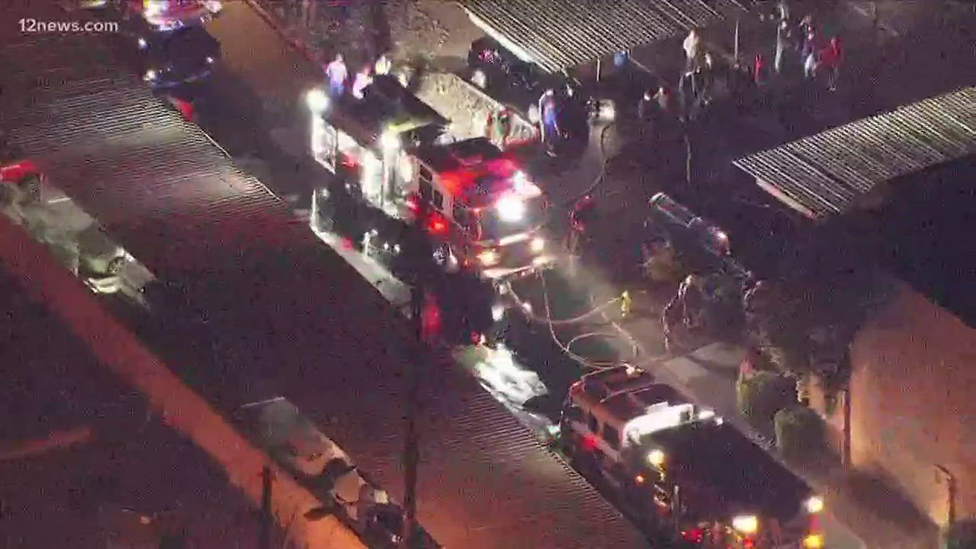 3 hospitalized, 15 displaced after Phoenix apartment fire | 12news.com