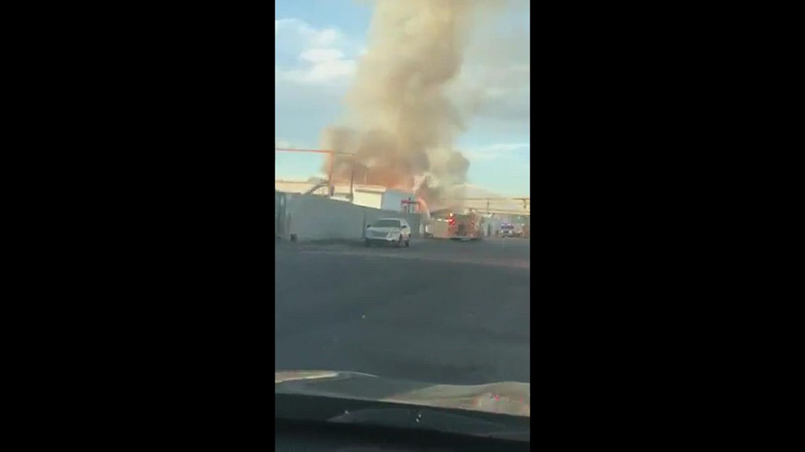 Huge structure Fire at 22nd Ave and McDowell