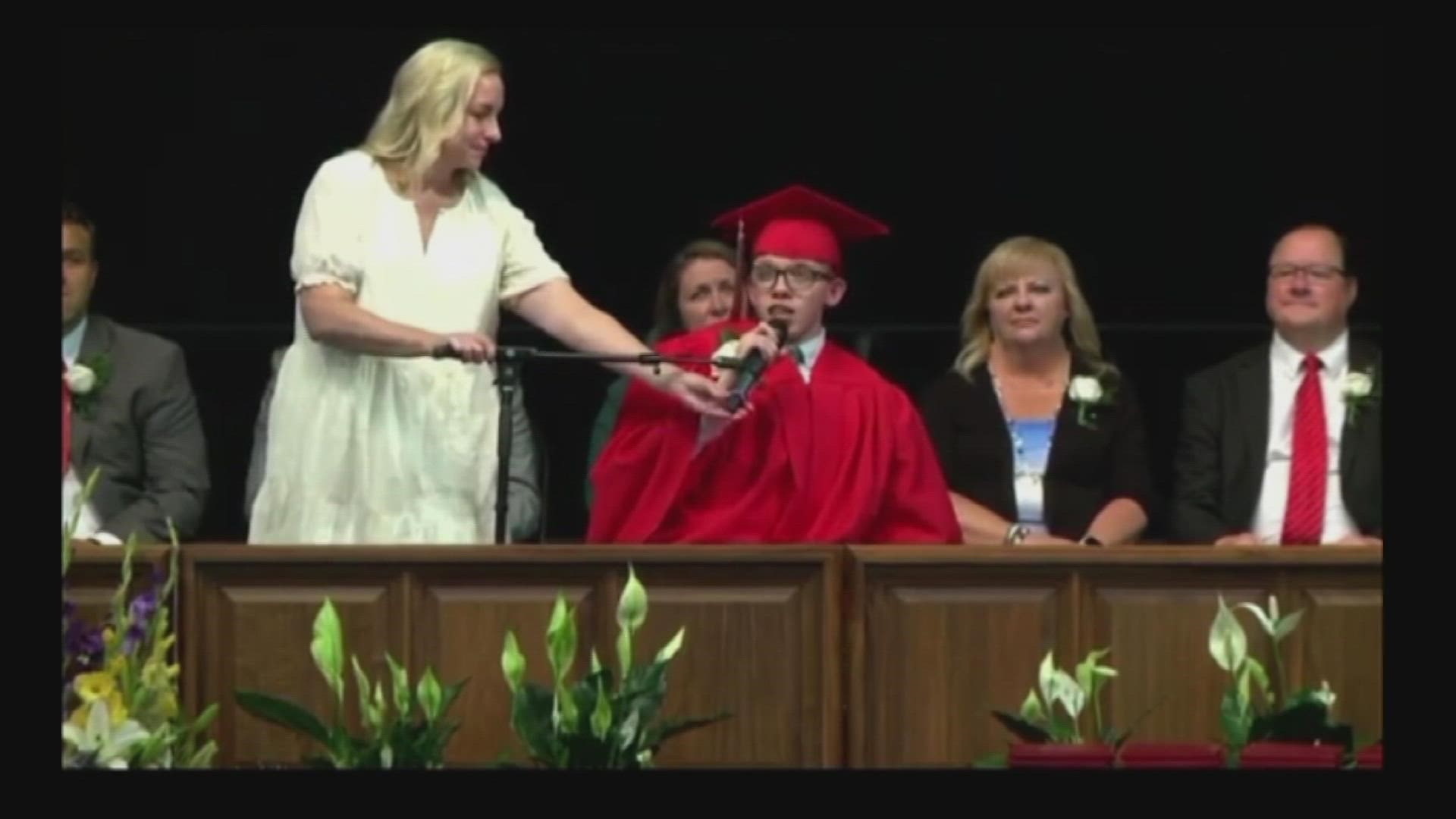 Max Brown’s positive attitude is a huge inspiration to the student body at his high school in Salt Lake City, Utah.