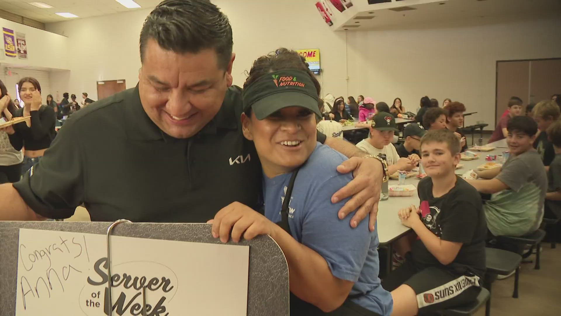 Anna Duarte is an amazing cafeteria worker at Poston Junior High. Here's her story.