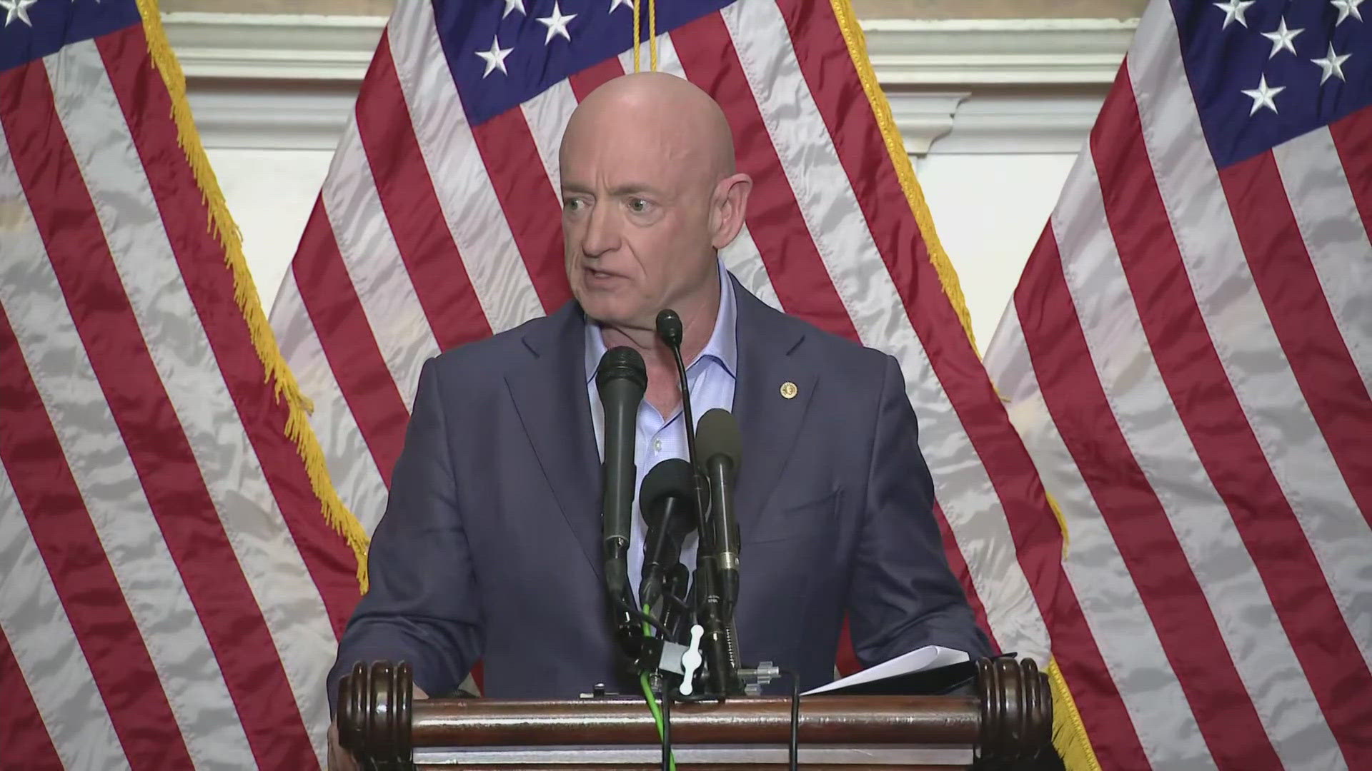 Arizona Sen. Mark Kelly says he is getting death threats in the wake of a very public battle between the senator and the Trump Administration.