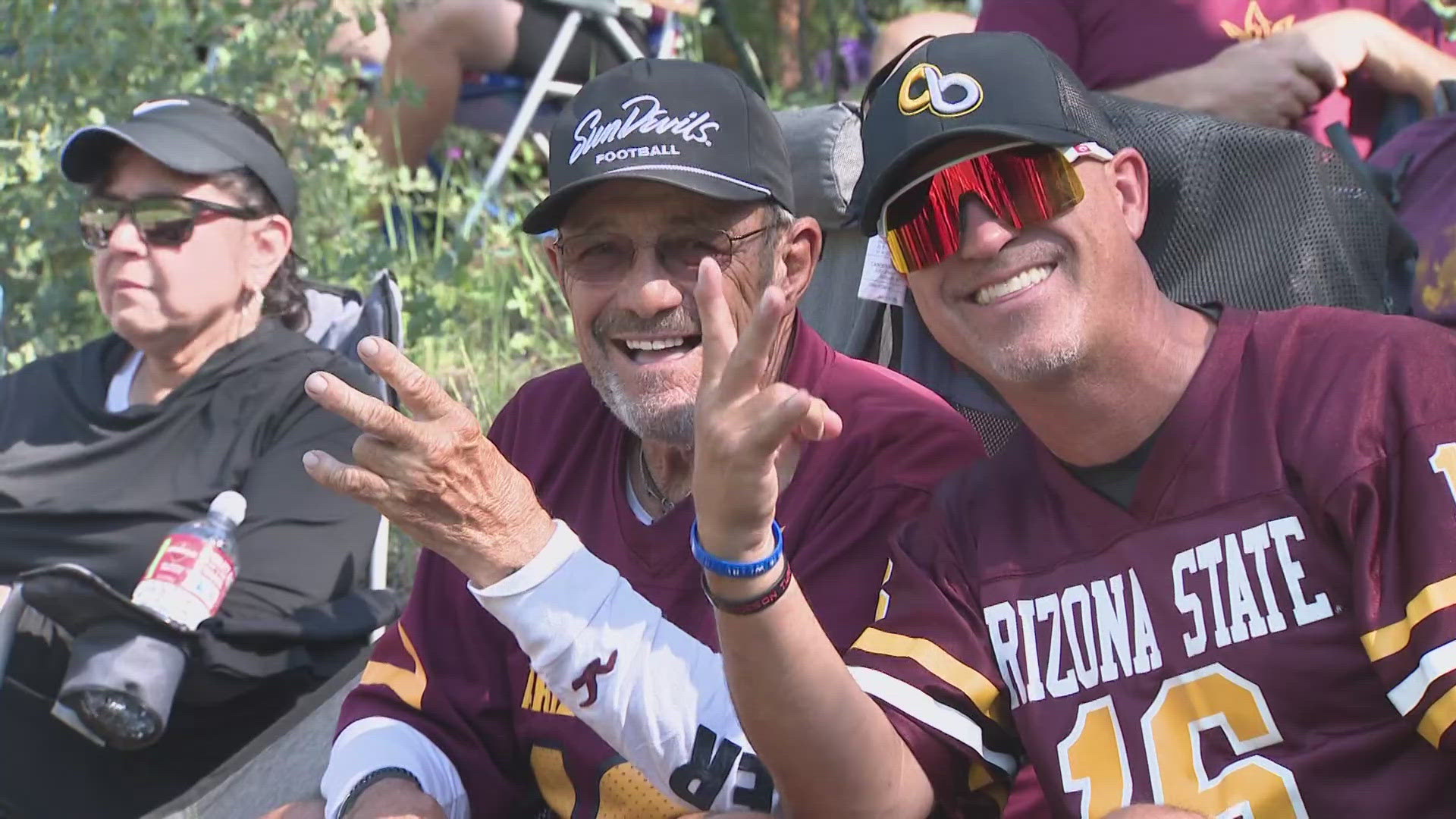 ASU wrapped up their time at Camp Tontozona on Saturday with their annual scrimmage and 12Sports spoke with fans who are excited to see ASU in the Big 12.