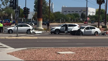 3 people killed in 8 car crashes in 1 weekend in the Valley | 12news.com