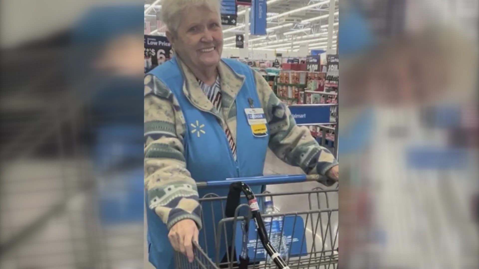 What started as a grocery shopping trip to Walmart in Apache Junction – has led to a life-changing moment for an elderly woman who was working as a greeter.