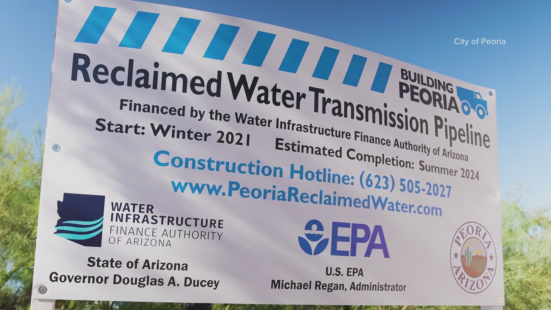 City officials say the reclaimed water is much more cost-efficient than drinking water.