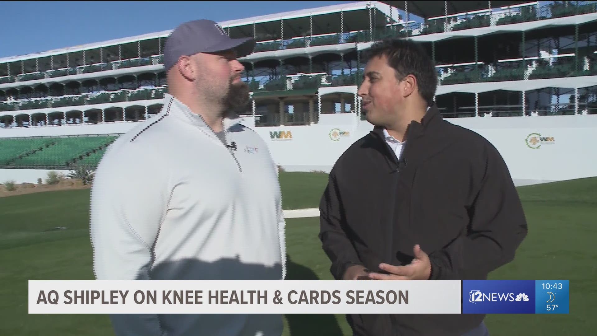 Cardinals center A.Q. Shipley talks about his knee health, the Cardinals season and the team's hire of head coach Kliff Kingsbury.