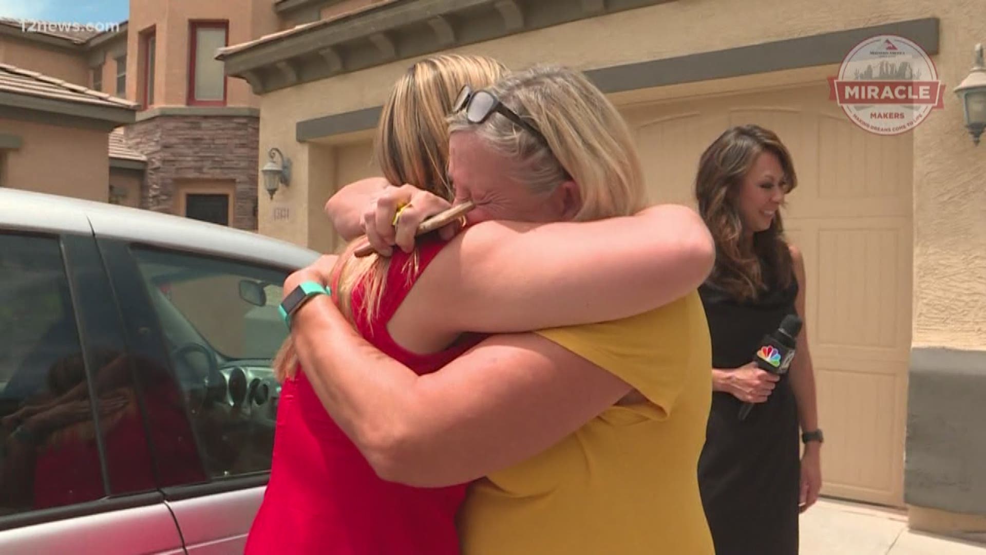 After being nominated by a friend, this Valley grandmother was surprised with a new car thanks to the 12 News Miracle Makers program.