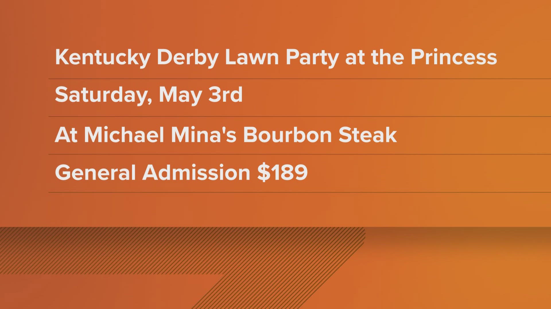 John Glynn from the Fairmont Scottsdale Princess joins 12News with all the details about the lawn party to celebrate the Kentucky Derby.
