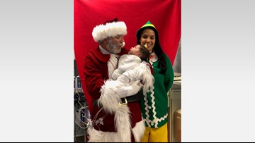Santa Visits Babies In Nicu At Banner Desert Medical Center