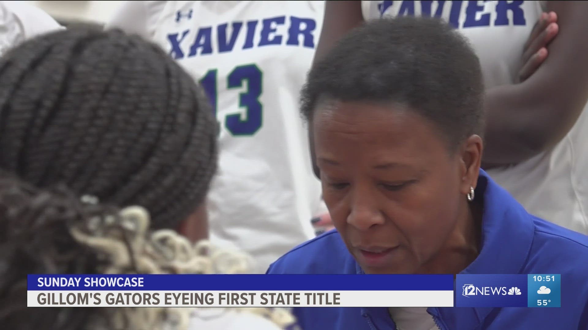 Jennifer Gillom, a 2-time gold medalist and 3-time Hall of Famer, is looking to make history, winning a state title with Xavier College Prep.