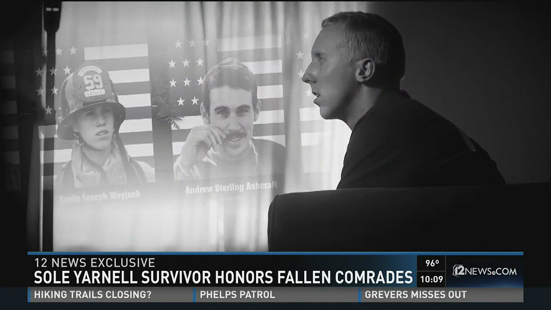 Sole Yarnell survivor honors fallen comrades.