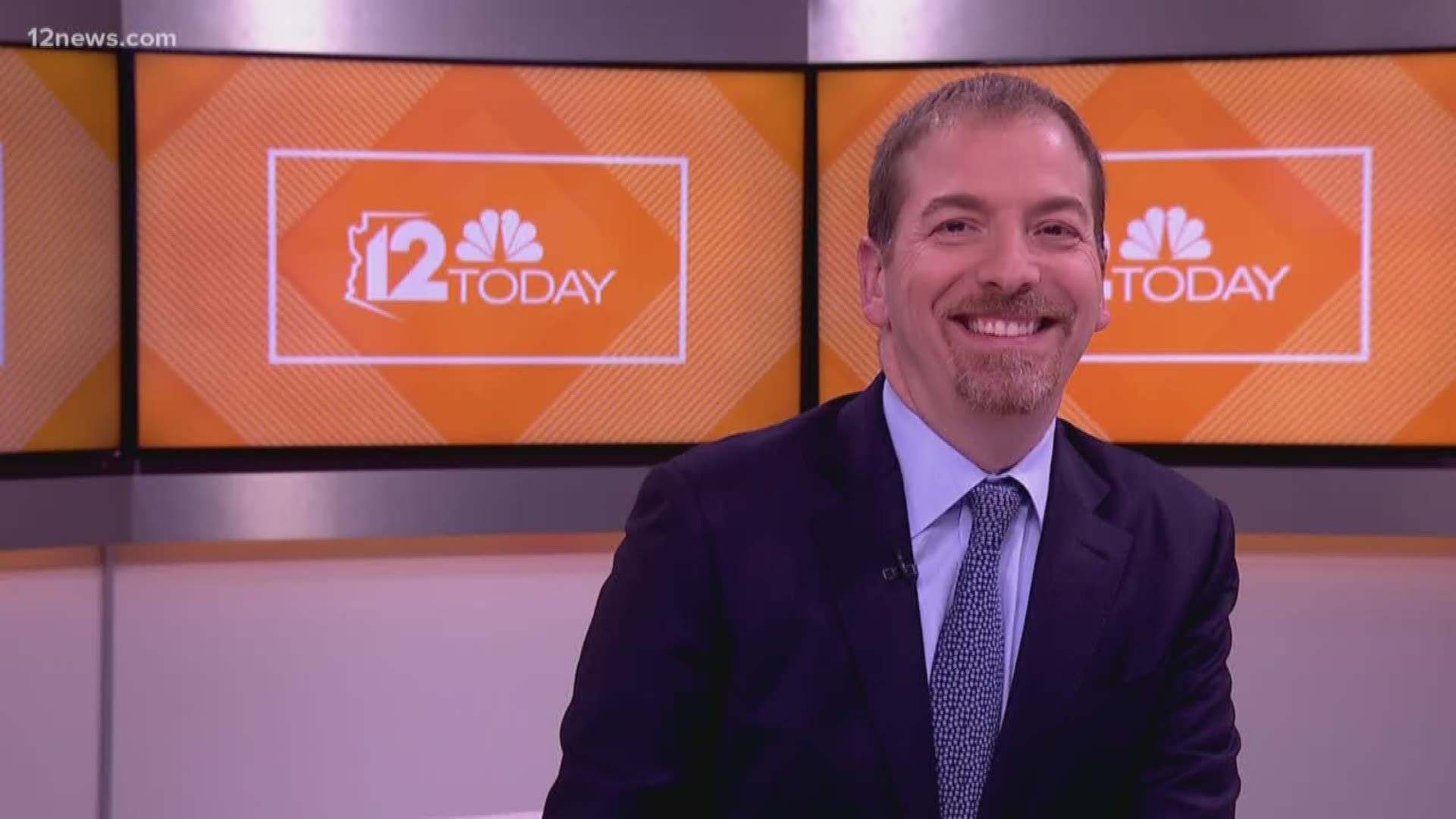Meet the Press host Chuck Todd stops by Studio 12A to talk political topics from the Sinema/McSally race to the possibility of Jeff Flake running for president.