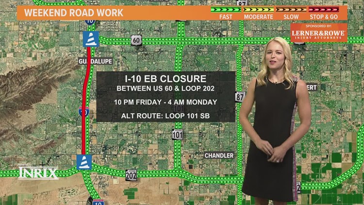 Attention weekend drivers: Here is your Phoenix road report for Sept. 23 - 25