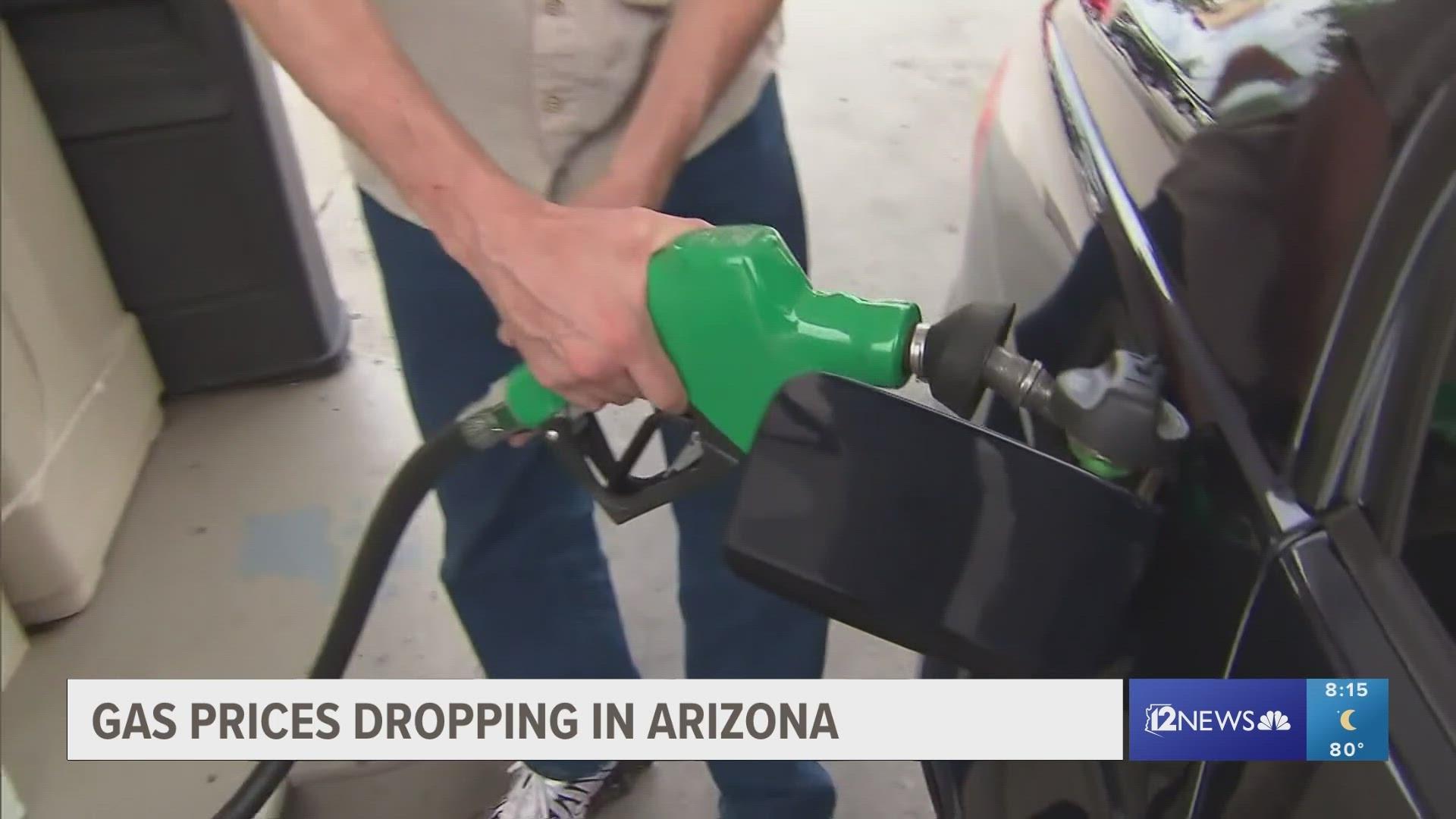 Gas prices in Arizona are nearly 50 cents cheaper this month compared to last month.