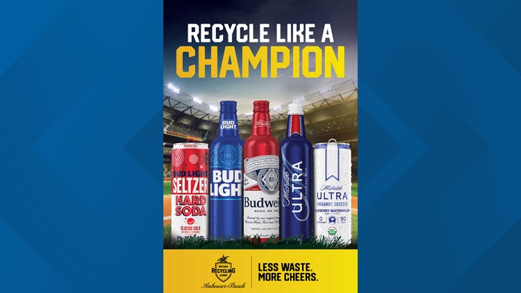 Diamondbacks fans can win free beer with Anheuser-Busch's National Recycling League