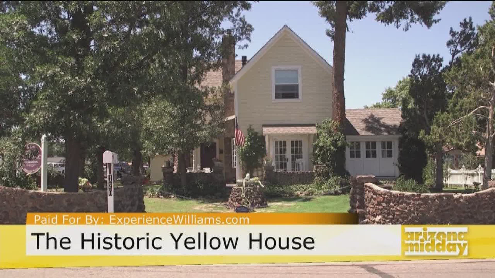 Spend a night at the Historic, yet modern Yellow House, just a stone's throw from historic downtown Williams.