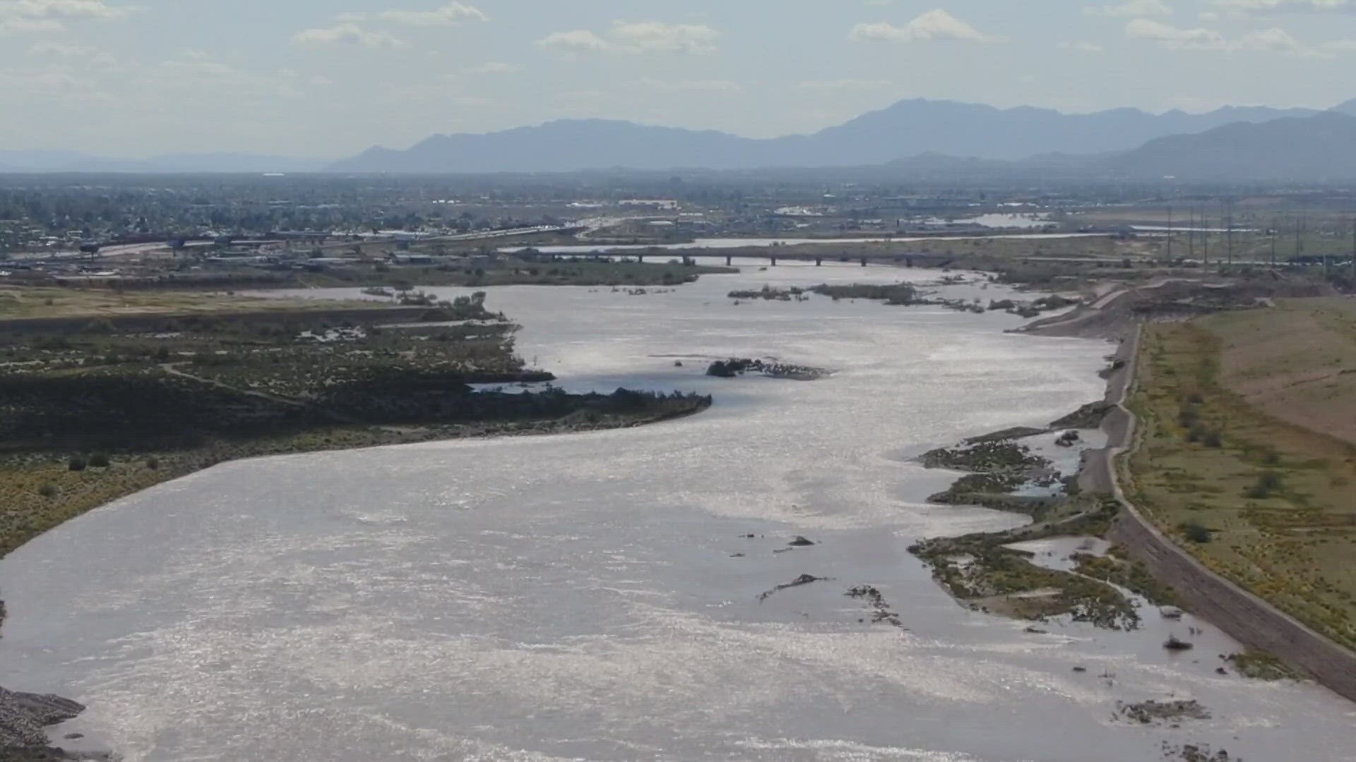 SRP continues to increase water releases from several reservoirs, causing increased debris, such as tree branches, to float downstream into the lake.