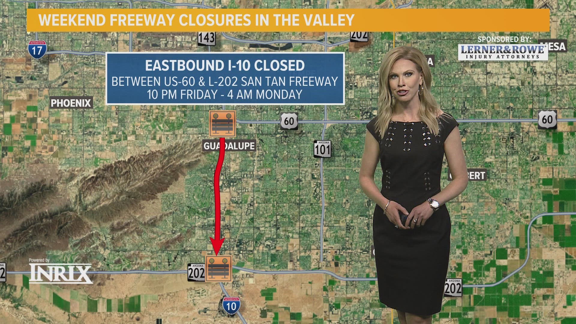 Here's a breakdown of the road closures and detours on Phoenix highways during Mother's Day weekend.