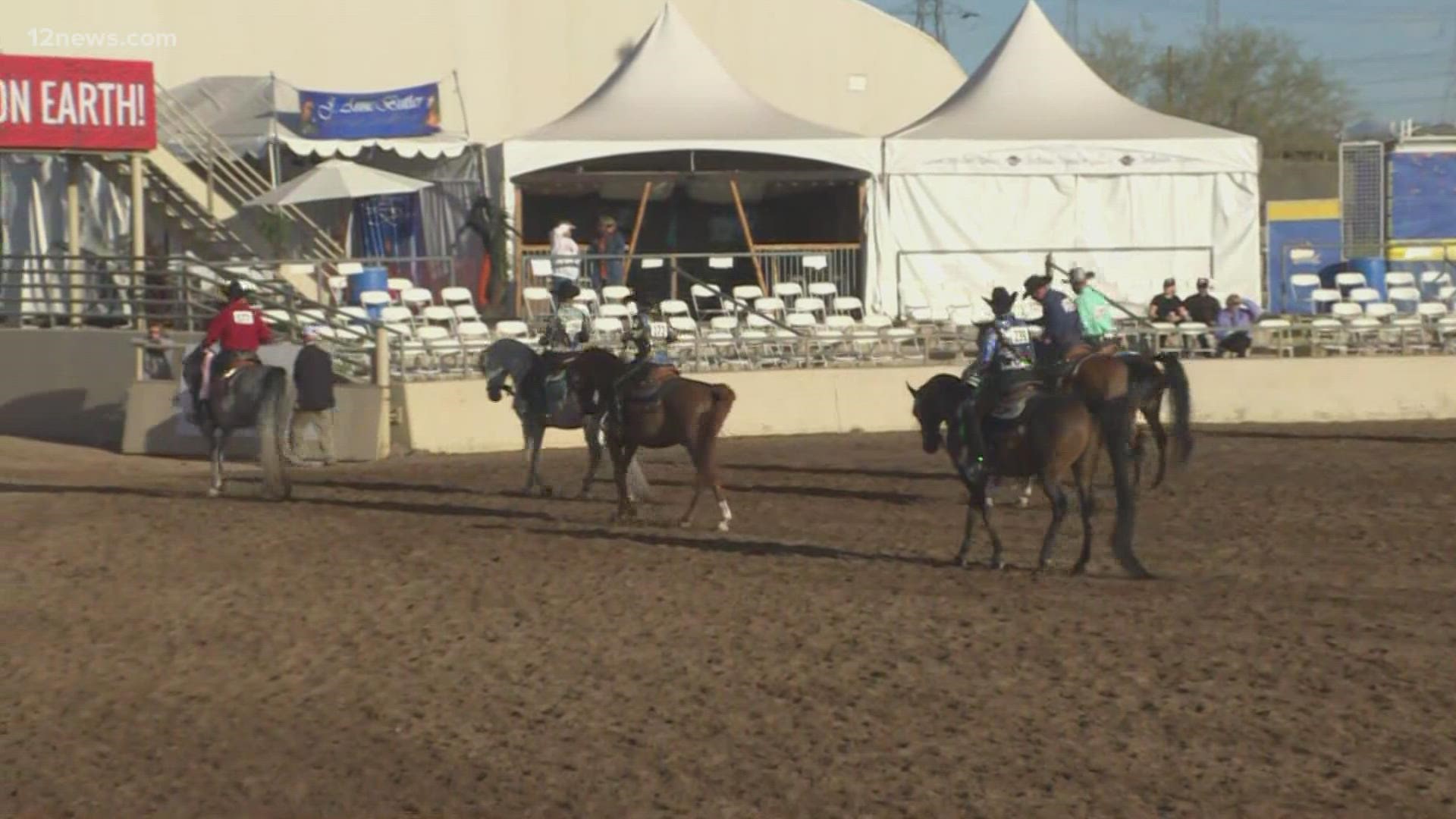 The largest event of its kind, the National Arabian Horse Show kicked off in Scottsdale. It's an annual event where the wild west meets upscale art and culture.