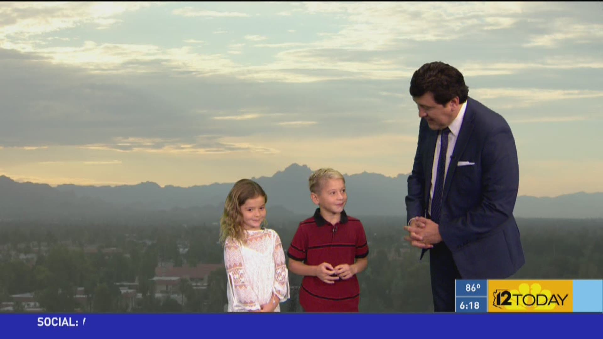 Brother and sister team up to help Jimmy Q. with 7 day forecast