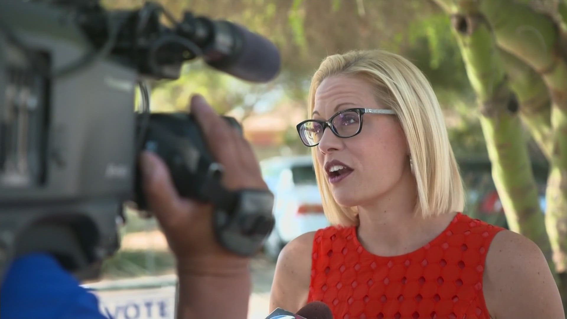 The bipartisan border bill was efforted by Sen. Sinema, who says she found out the bill didn't pass as it was being reported in the media.