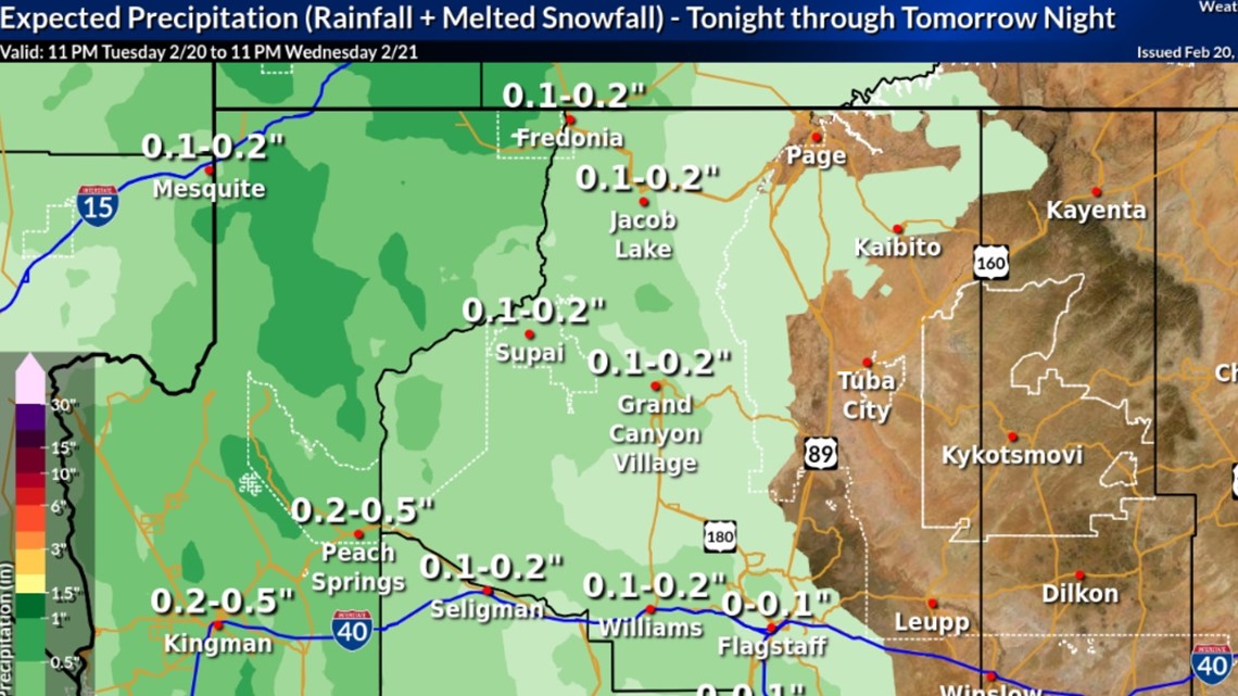 Remnants of atmospheric river bring high winds to Arizona