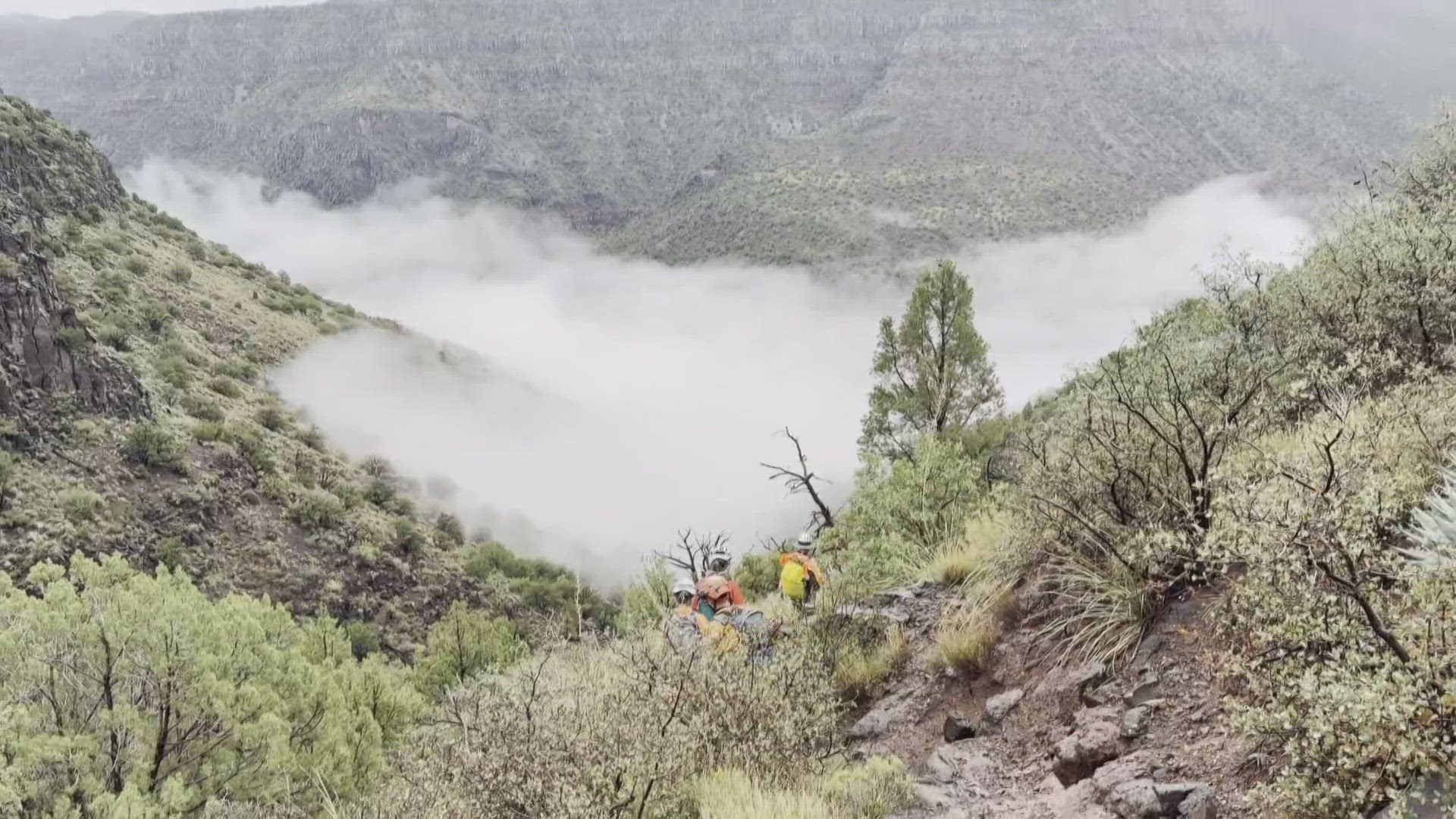 Two women went hiking in Yavapai County and were caught in flash flooding. 