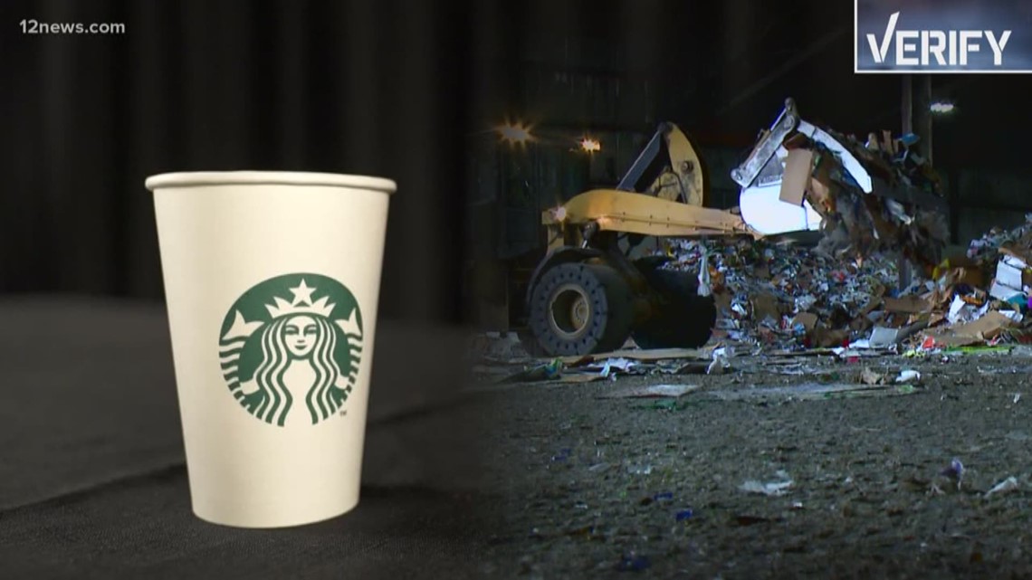 VERIFY Are Starbucks cups recyclable?