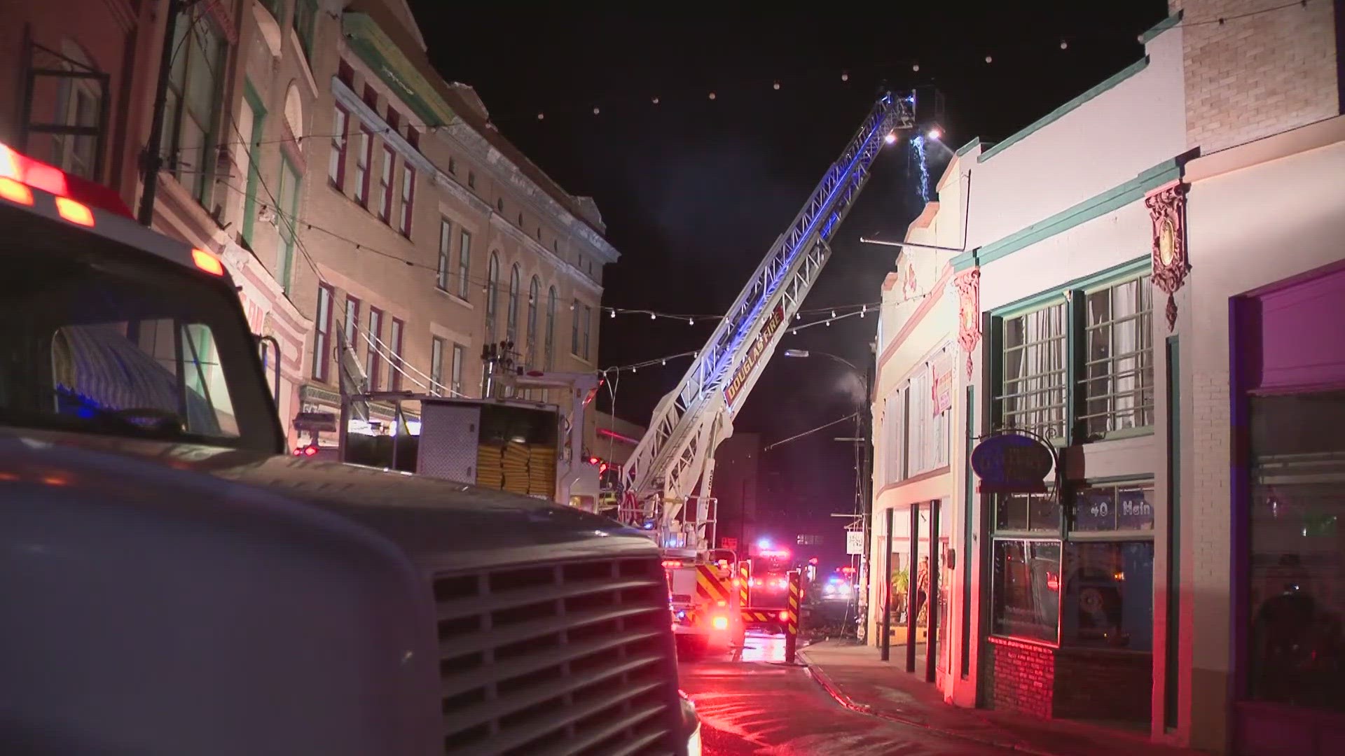 The fire started late Wednesday night and caused severe damage to 28 and 30 Main Street, which were built in 1904.