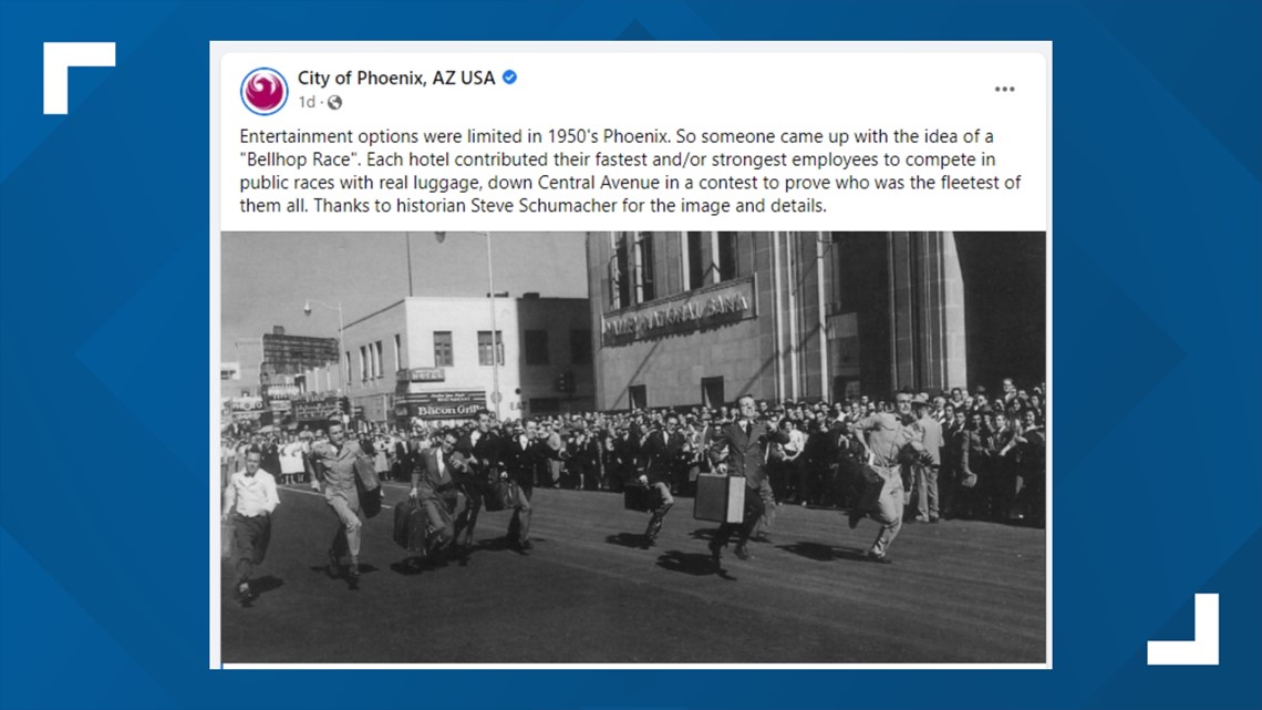 Lihatlah foto dari ‘Bellhop Races’ di Phoenix tahun 1950-an
