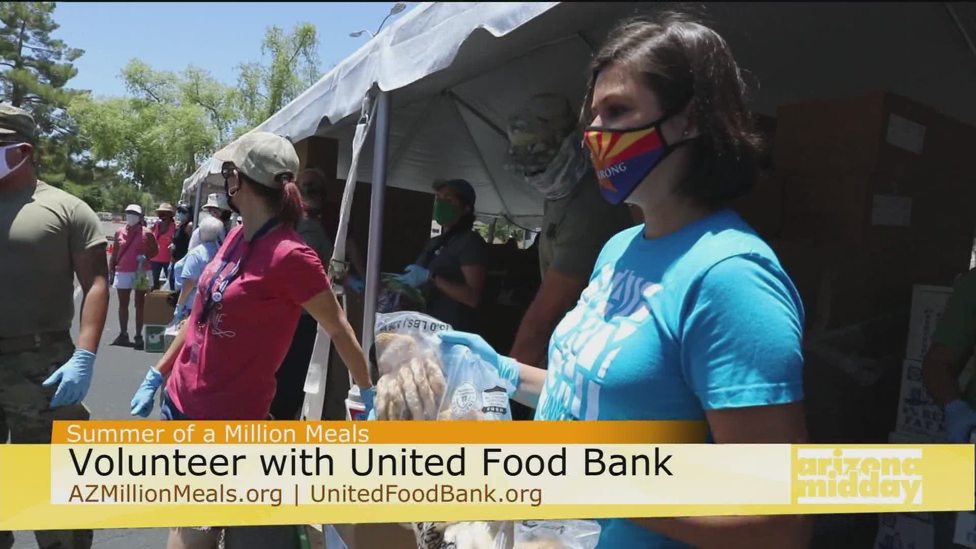 Jan talks with Sabine Thompson, a volunteer with United Food Bank, and why she's choosing to make a difference during such a needed time